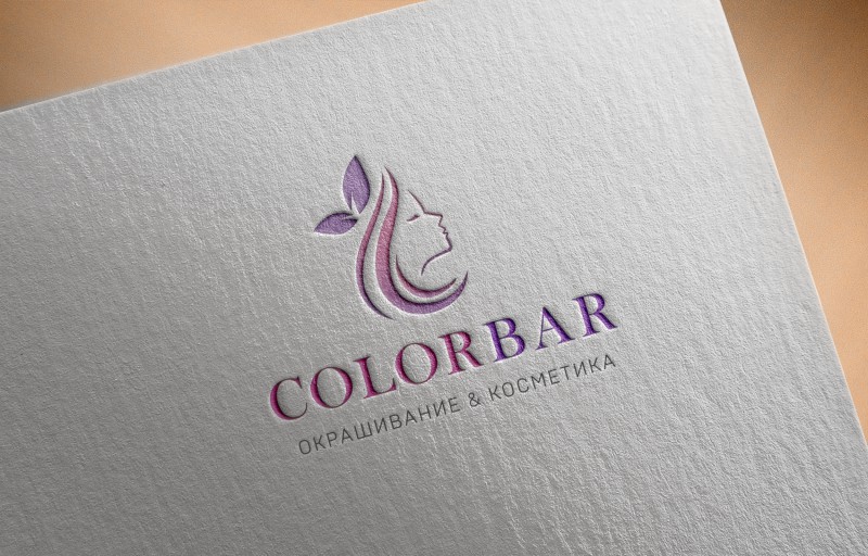 Фото Логотип для студии окрашивания "Colorbar"