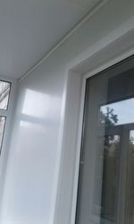 Фото Обшивка  балконной стены с откосами на балконный блок. 1