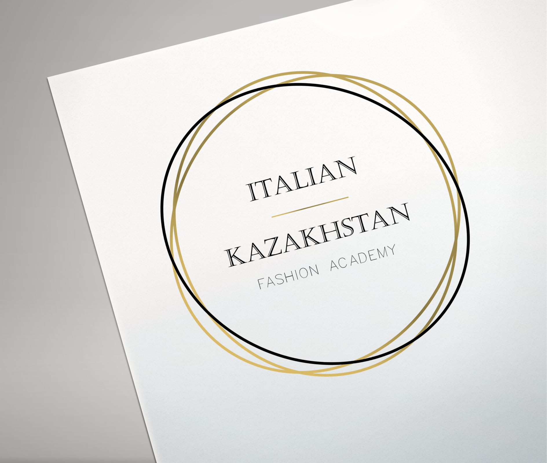 Фото Логотип "Italian - Kazakhstan fashion academy"
