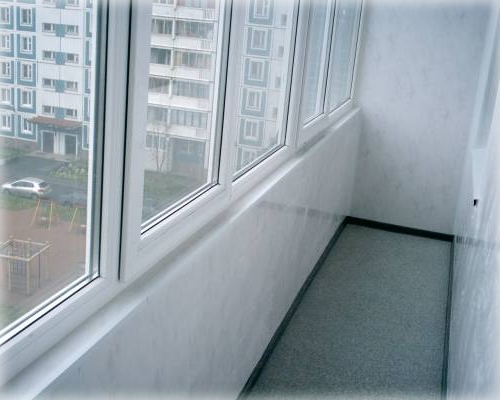 Фото Внутренняя отделка балкона