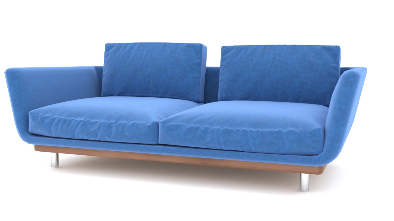 Фото 3д модель дивана